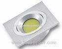 High power Durable 85 CRI IP 44 cob 4w 6w LED downlight Pure White , 90 - 245V for hotel