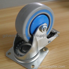 Industrial two component lockable swivel casters