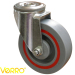 Industrial swivel PP casters with damping ring for trolley