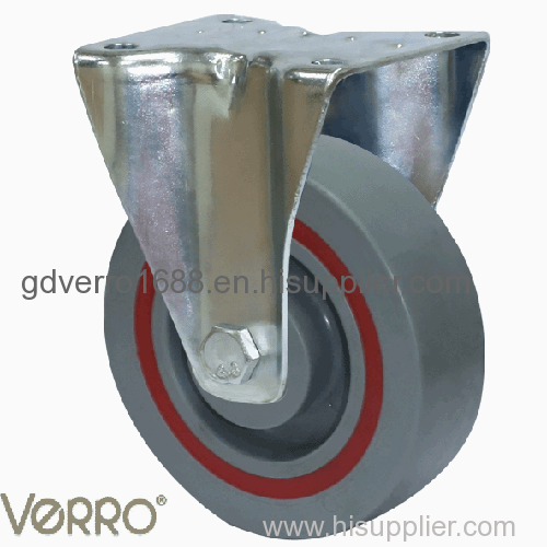 Fixed industrial PP wheel casters