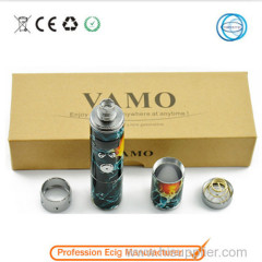 Huge Vapor e-cigarette colorful vamo v5 starter kit wholesale with VariableVoltage 3v~6v