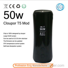 Upgraded version of 30 watt mod cloupor dna cloupor T5 50w mod with high quality