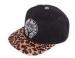 Cotton Leopard Baseball Cap Embroidered Baseball Hats With Metal Top Button