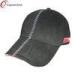 Zipzag Embroidery Boys Baseball Caps With Sandwich Woven Label Peak
