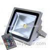 Square RGB LED Flood Light Waterproof IP66 With IR Remote / 10W LED Chip