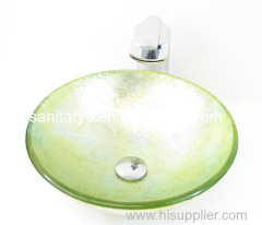 bathroom sink blocked green glass bathroom sink