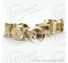 Pneumatic component brass fitting