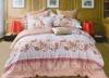 Floral Soft Modern Queen Sateen Bedding Sets , Bedroom Sheet Sets