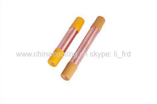 Refrigeration copper filter drier with plastic cap