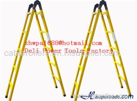Single step extension FRP ladder Easy handing fiberglass foldable ladder