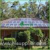 Polycrystalline Panel Grid Tied Solar Power System 6KW For Home Roof Top 50Hz / 60Hz