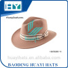 Men's high quality fashion wool felt cowboy hat wholesale