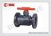 PP / FRPP flange ball Valve Handle Lever 1(D32mm) ~ 3"(D90mm) Plastic Ball Valve