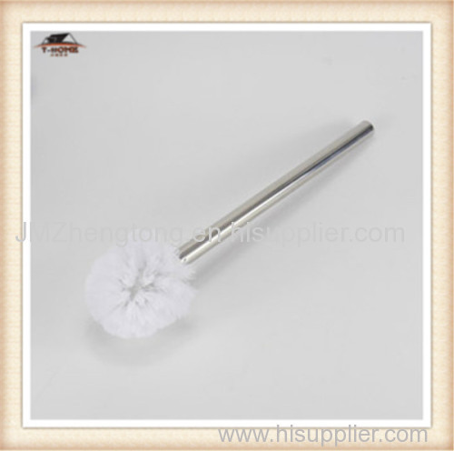 Stainless steel handle with round brush head
