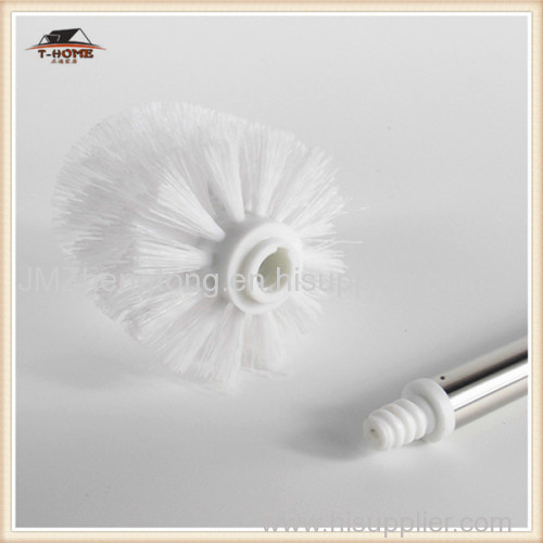 Stainless steel handle with round brush head