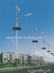 LED solar lighting pole with LED lights solar panel