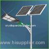 112W 14400LM 6500K Solar Panel Street Lights For Main Road 12M Pole