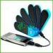 High Capacity 1000MAH Cell Phone Foldable Solar Charger With 6pcs Leaves