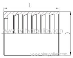 Carbon steel 45# Hydraulic Fitting Ferrule 00210