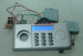 LCD display Hotel safe lock and key with knob