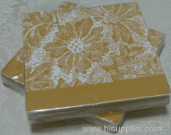 Decorative paper dinner napkins