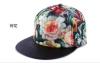 Oil Painting Lotus Printing Man / Boy Fashion Snapback Caps China