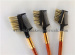 Short double sided eyebrow brush