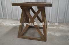 recycled fir side table