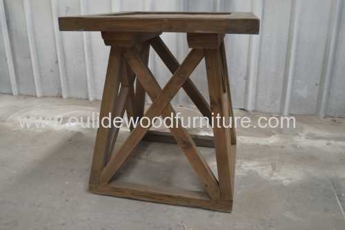 recycled fir side table