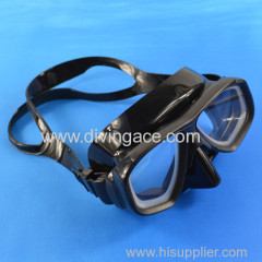 2014 hot selling tempered glass mask for diving