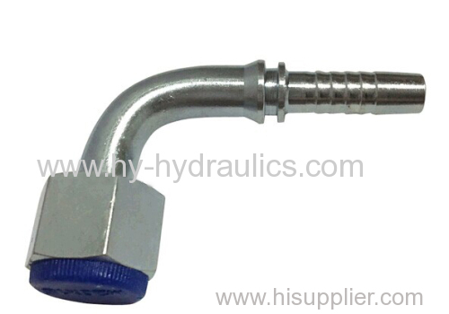 female metric 90 degree seal hydraulic hose fitting