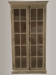 the two-glass door of recycled fir display case 125*46*200 cm