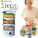High quality Steam Gourmet Electric Food Steamers as seen on tv