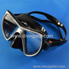 2014 hot sale full face tempered glass diving mask