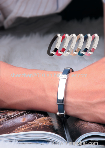 silicone energy powerful balance wristband ion balance bracelet magnetic ionic jewelry