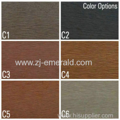 wood plastic composite with groove surface