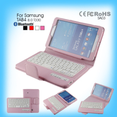 Arabic keyboard mini tablet wireless bluetooth keyboard case for Samsung TAB4 8.0 T330