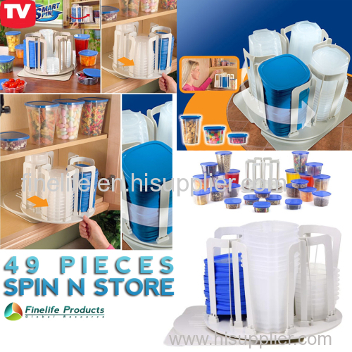Factory direct sell Spin Around Organizer 49 pc set Spin N Store/ Smart Spin