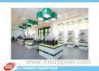 Fashion White green Wooden Display Stands For Tool , MDF Retail Store Fixtures