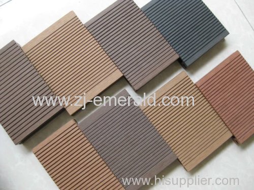 wood plastic composite with groove surface