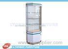 Store Lockable MDF Glass Wood Display Cabinets For Presenting Luxury Goods