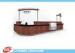 High End Hotel Brown Wood Reception Desk Custom With Finished Surface