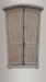 Recycled fir two-doors wardrobe with the top of the arc 113*60*200cm