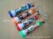 Colorful flashlight printed by hot stamping machine YX-GT250