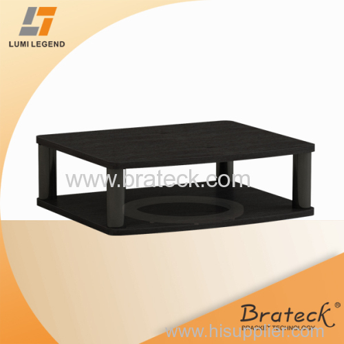 Wood TV Swivel stand with Ball Bearing Swivel Mechanism