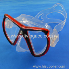professional liquid silicone diving mask