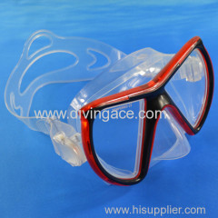 professional liquid silicone diving mask