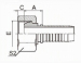 BSP female thread Multi seal hydraulic hose fitting 22111 22111WW 22111-T