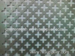 Cross Hole Perforated Metal