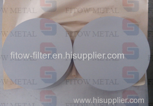 new 60 micron Sintering Titanium Powder Filter for PET filtration for factory made in china 